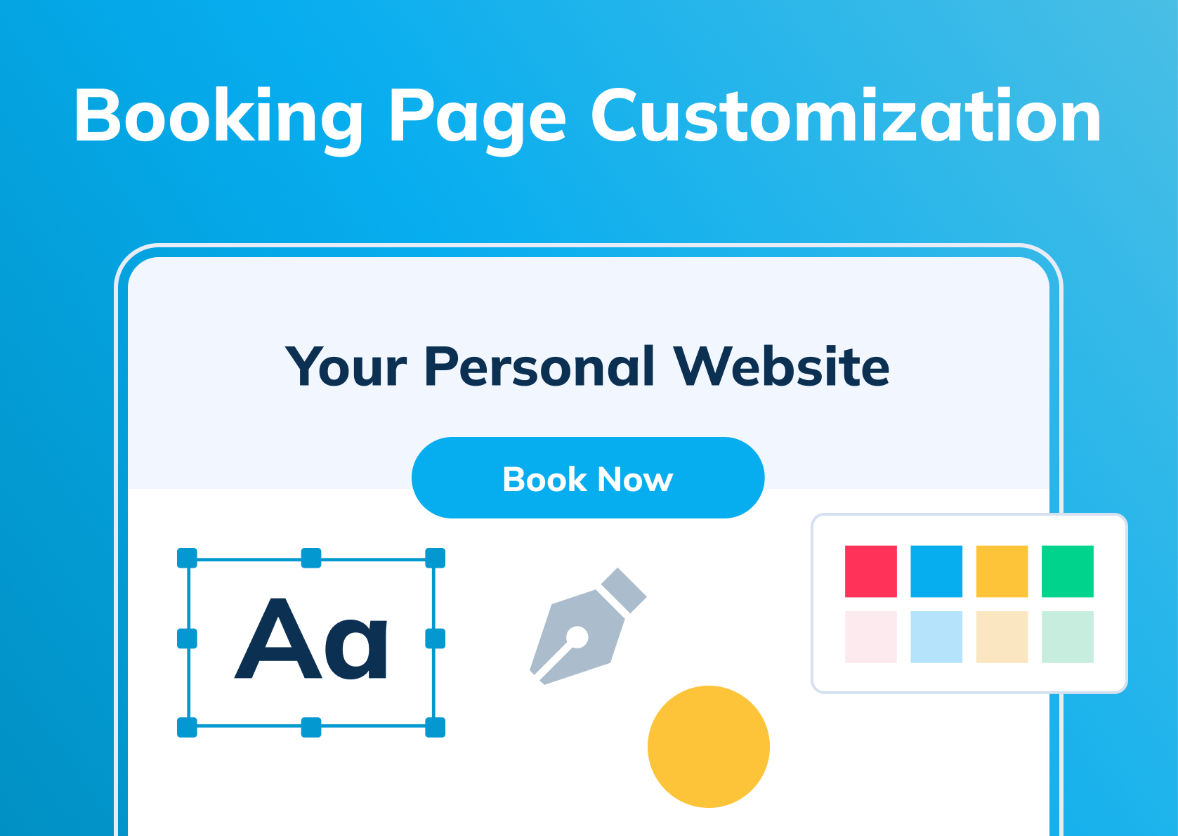 Booking Page Customization